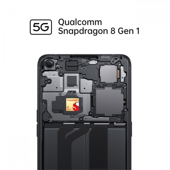 Smartphone 5G con gran procesador snapdragon 8 perfecto para videojuegos y gaming. Procesador de alto rendimiento.