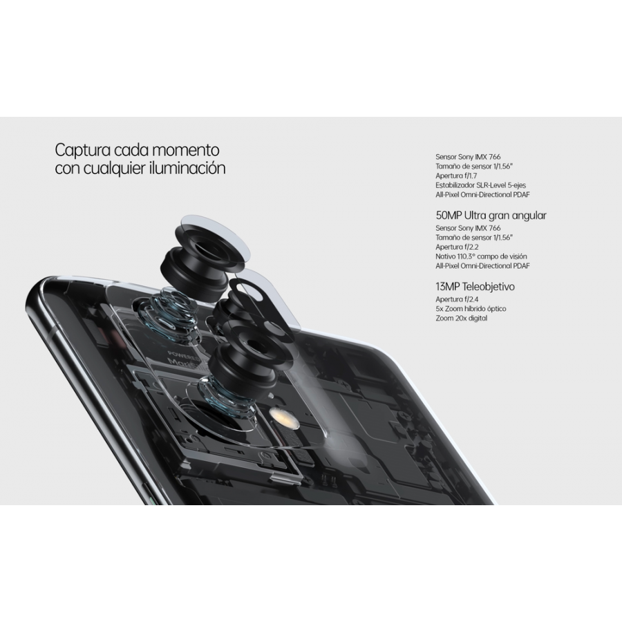 OPPO Find X5 5G con vídeo nocturno 4k y cuádruple camara para retratos perfectos. Camara Sony Hasselblad.