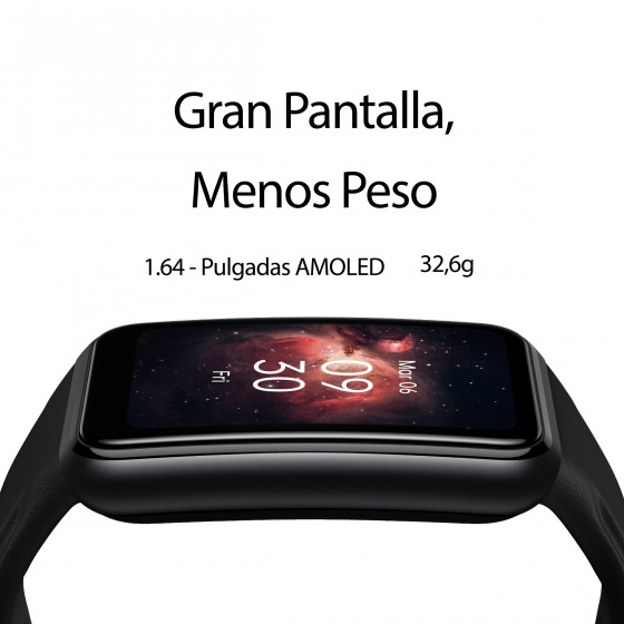 Smartwatch con gran pantalla y muy ligero. Controla tu rutina y lifestyle con este OPPO Watch Free.