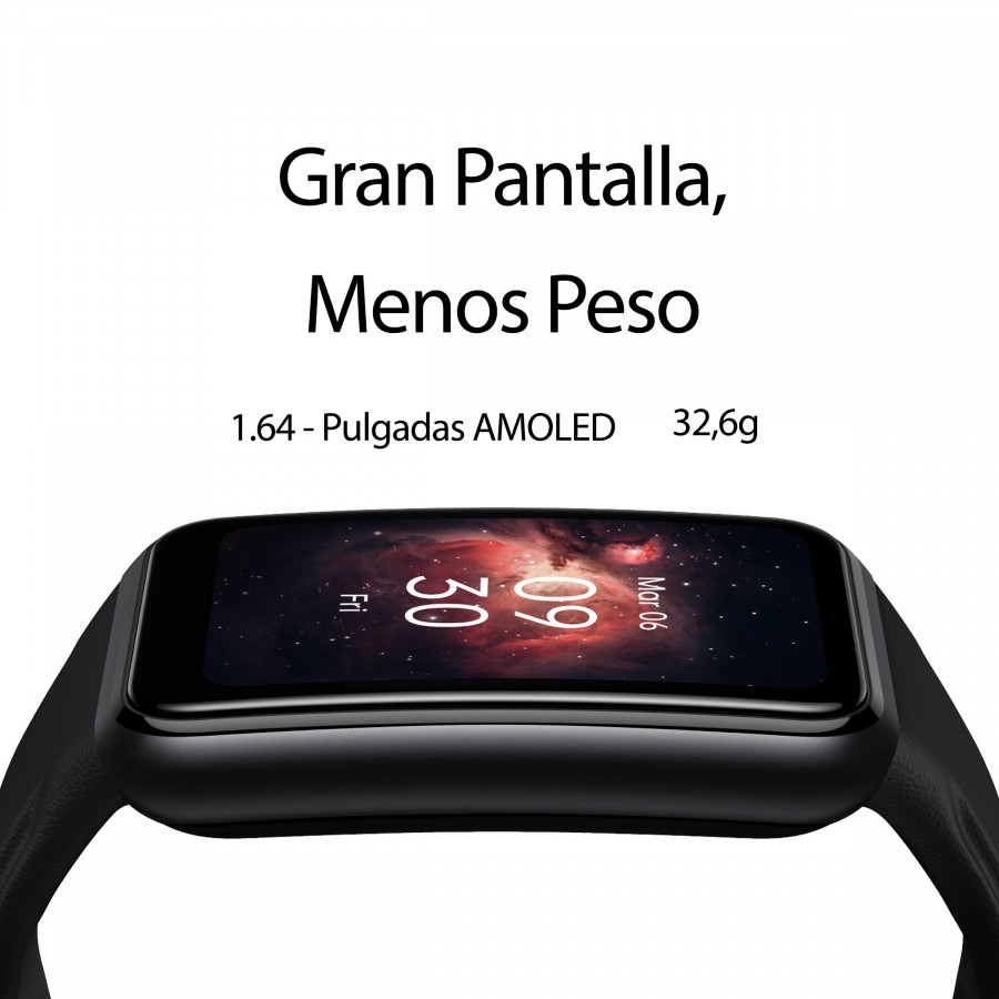 Smartwatch con gran pantalla y muy ligero. Controla tu rutina y lifestyle con este OPPO Watch Free.