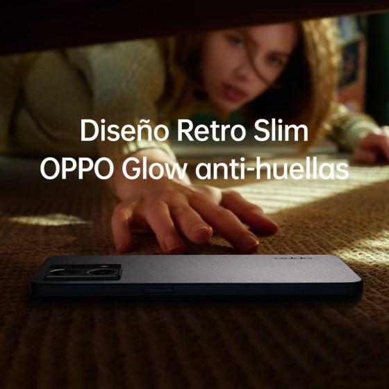Movil con diseño anti huellas y anti marcas. Diseño retro slim, ligero y muy comodo.