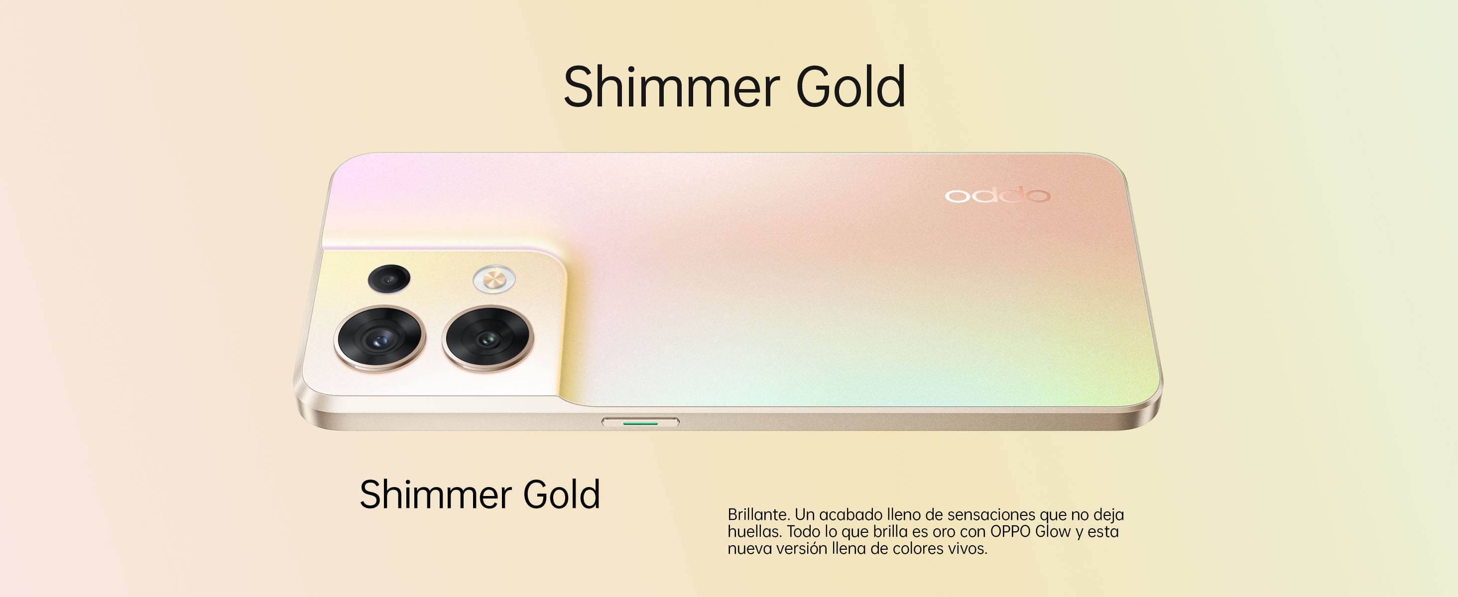 Móvil - OPPO Reno 8 5G, Oro, 256 GB, 8 GB RAM, 6,43 , Full HD+, MediaTek,  4500 mAh, Android